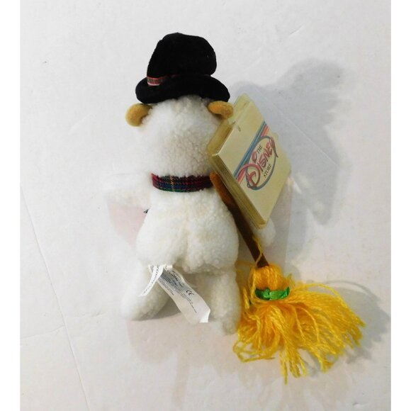 Disney Store Snowman Pooh Mini Bean Bag Plush 8" Christmas Holidays - Picture 4 of 6
